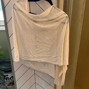 Acrobat Cream Linen Knit Shawl - NWT